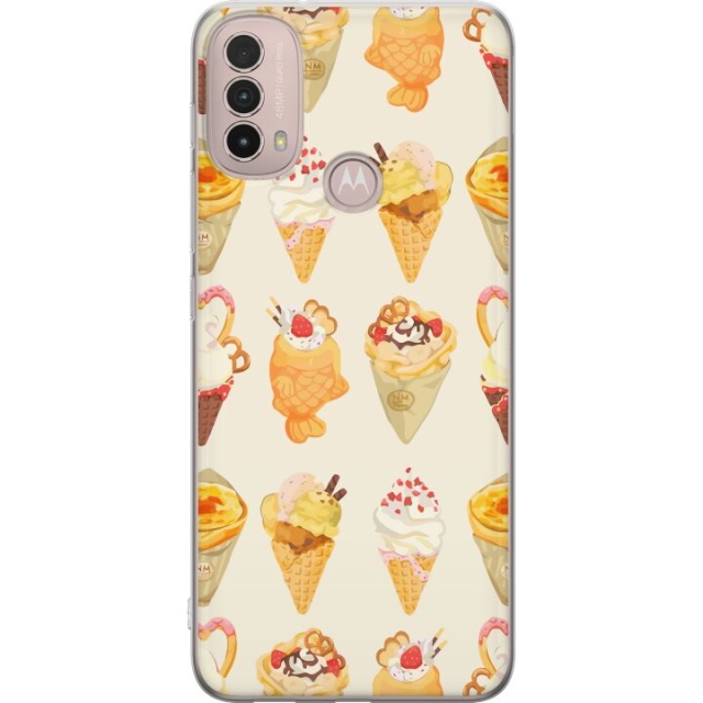 Mobilskal till Motorola Moto E40 med Glassigt motiv