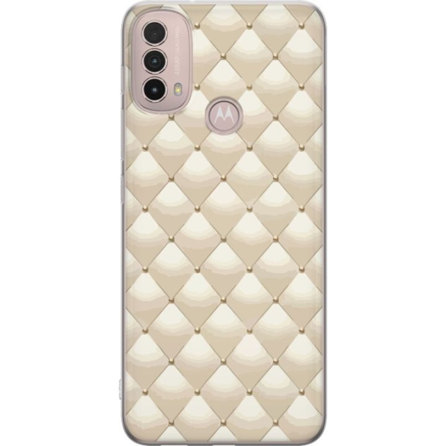 Mobilskal till Motorola Moto E40 med Guldglans motiv