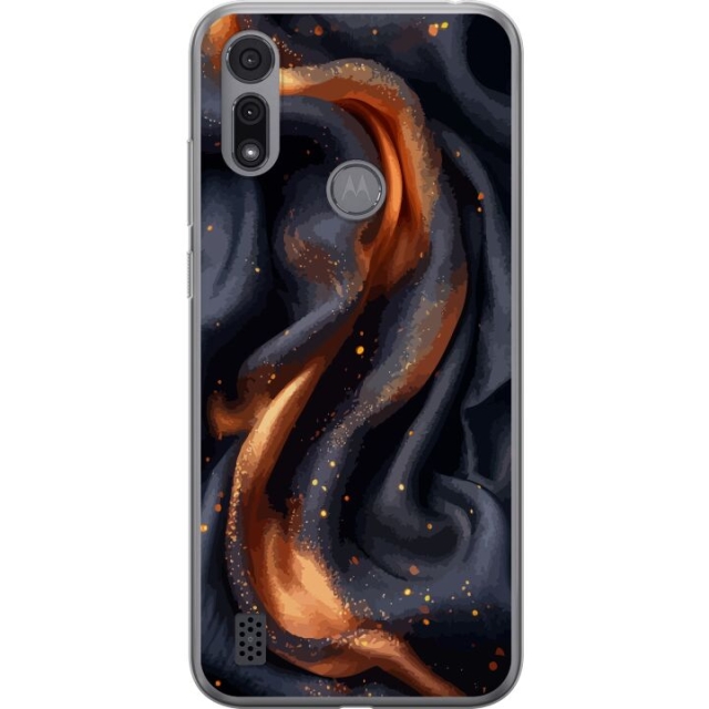 Mobilskal till Motorola Moto E6i med Eldigt silke motiv