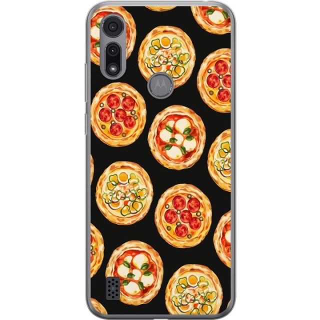 Mobilskal till Motorola Moto E6i med Pizza motiv