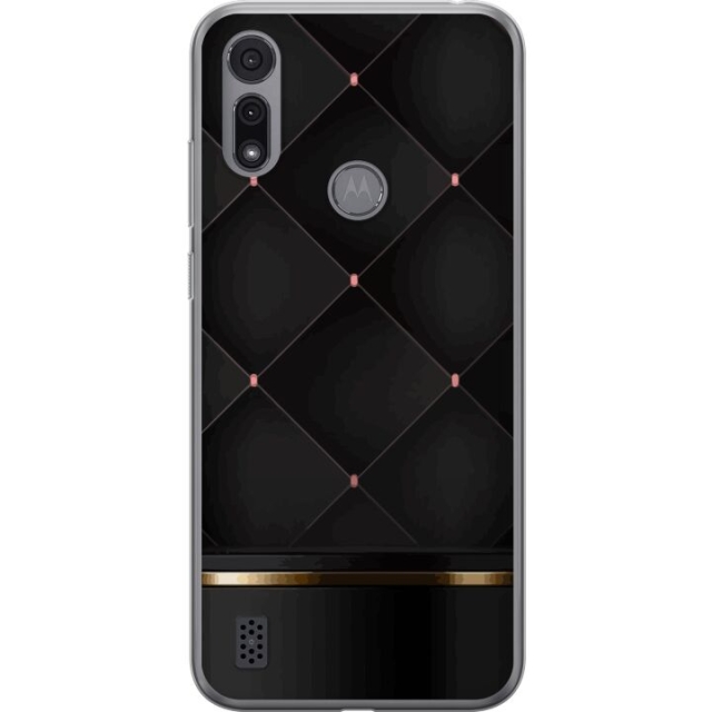 Mobilskal till Motorola Moto E6i med Lyxig linje motiv