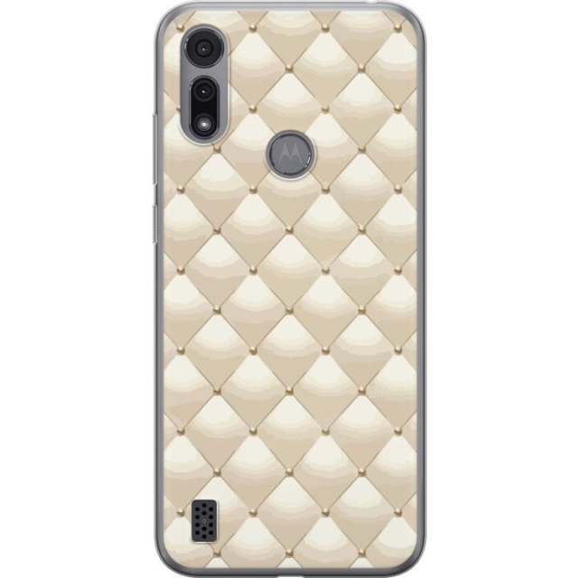 Mobilskal till Motorola Moto E6i med Guldglans motiv