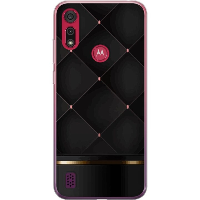 Mobilskal till Motorola Moto E6s (2020) med Lyxig linje motiv
