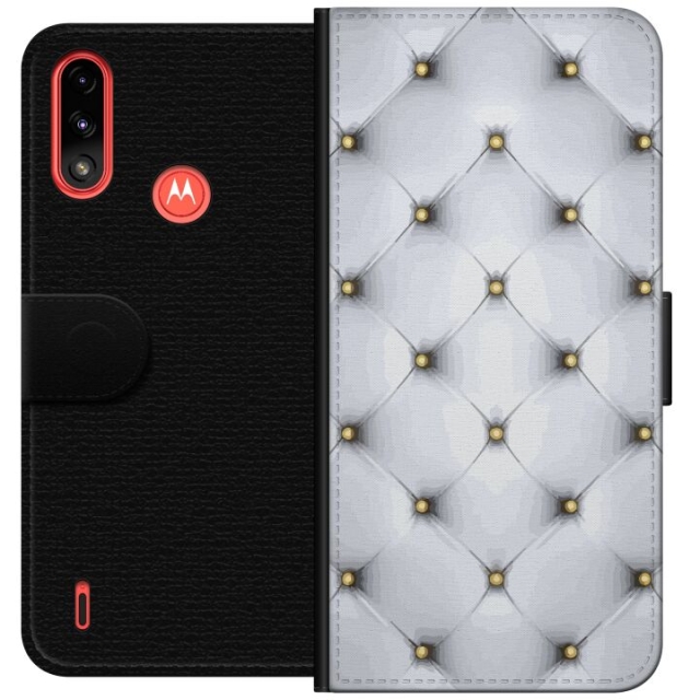 Plånboksfodral till Motorola Moto E7 Power med Lyxigt motiv