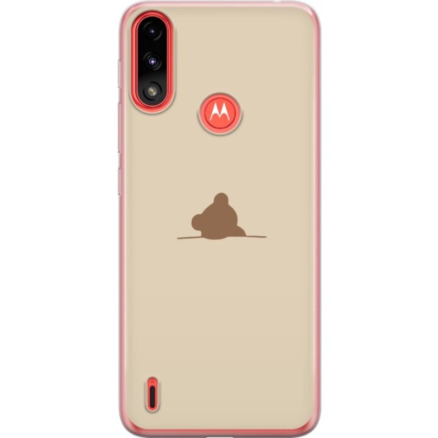 Mobilskal till Motorola Moto E7 Power med Nalle motiv