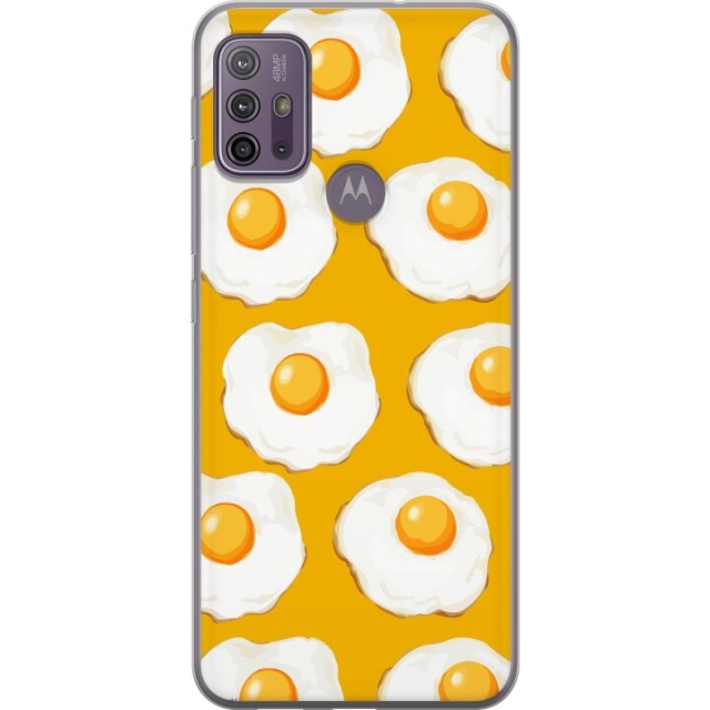 Mobilskal till Motorola Moto G10 med Stekt ägg motiv