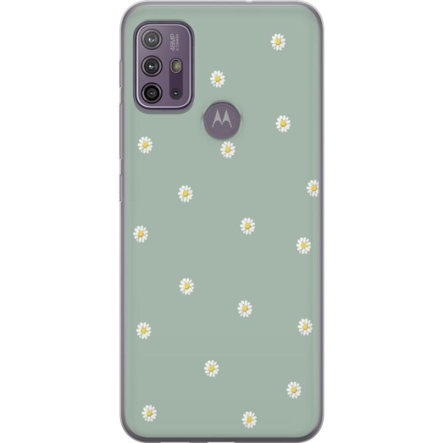 Mobilskal till Motorola Moto G10 med Prästkragar motiv