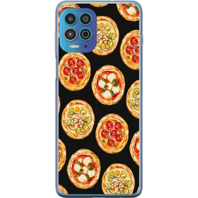 Mobilskal till Motorola Moto G100 med Pizza motiv