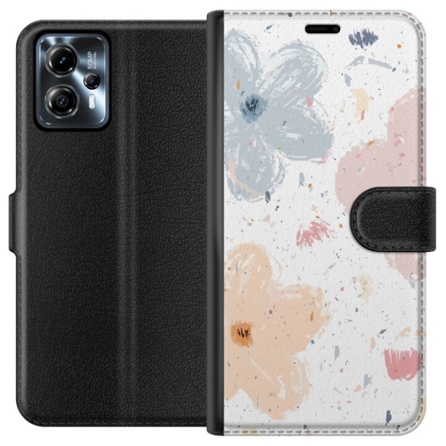 Plånboksfodral till Motorola Moto G13 med Blommor motiv