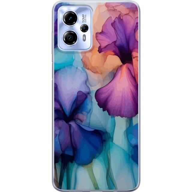 Mobilskal till Motorola Moto G13 med Magiska blommor motiv