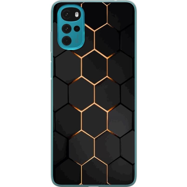 Mobilskal till Motorola Moto G22 med Lyxigt Mönster motiv