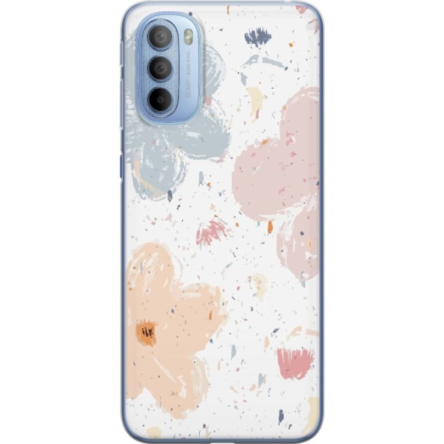Mobilskal till Motorola Moto G31 med Blommor motiv