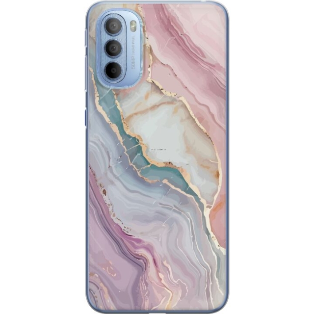 Mobilskal till Motorola Moto G31 med Marmor motiv