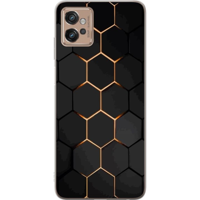 Mobilskal till Motorola Moto G32 med Lyxigt Mönster motiv
