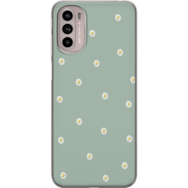Mobilskal till Motorola Moto G41 med Prästkragar motiv