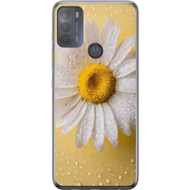Mobilskal till Motorola Moto G50 med Porslinsblomma motiv