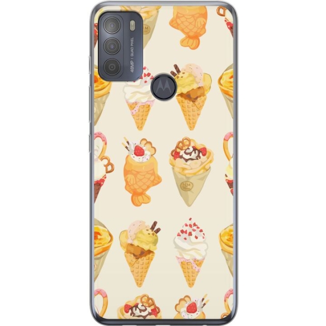 Mobilskal till Motorola Moto G50 med Glassigt motiv