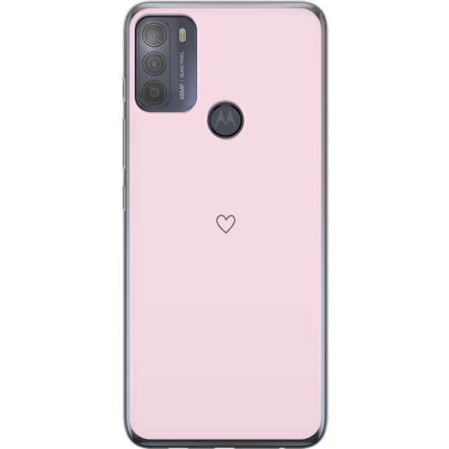Mobilskal till Motorola Moto G50 med Hjärta motiv