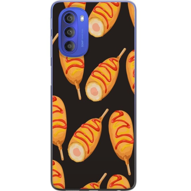 Mobilskal till Motorola Moto G51 5G med Kycklingklubba motiv