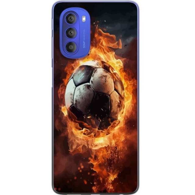 Mobilskal till Motorola Moto G51 5G med Fotboll motiv