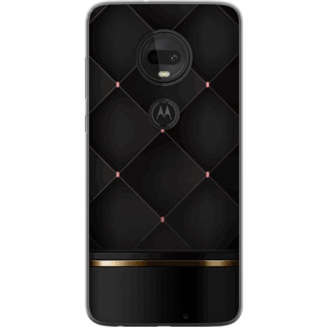 Mobilskal till Motorola Moto G7  med Lyxig linje motiv