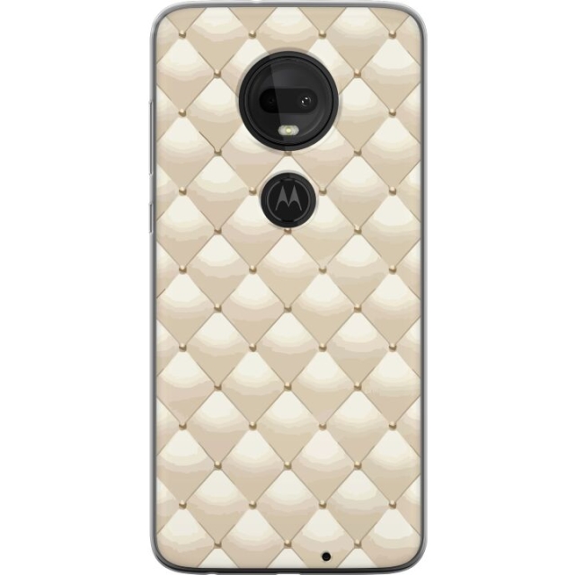 Mobilskal till Motorola Moto G7  med Guldglans motiv