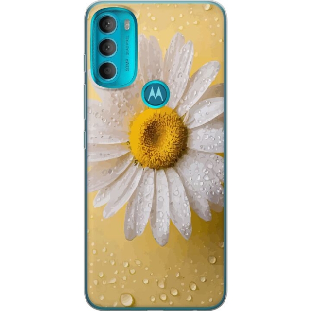 Mobilskal till Motorola Moto G71 5G med Porslinsblomma motiv