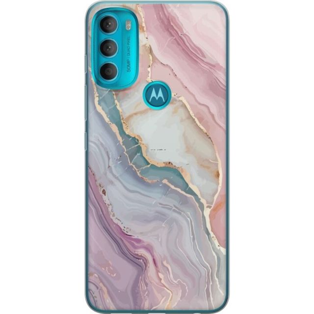 Mobilskal till Motorola Moto G71 5G med Marmor motiv