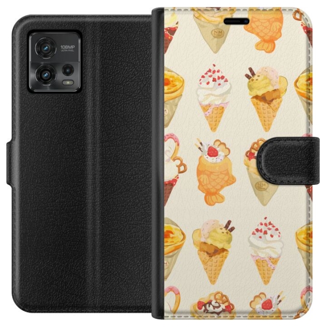 Plånboksfodral till Motorola Moto G72 med Glassigt motiv