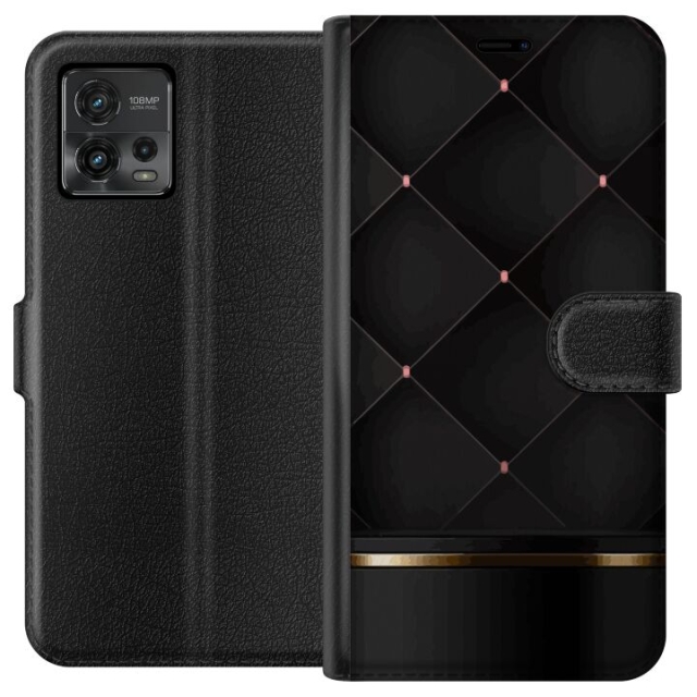 Plånboksfodral till Motorola Moto G72 med Lyxig linje motiv
