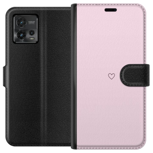 Plånboksfodral till Motorola Moto G72 med Hjärta motiv