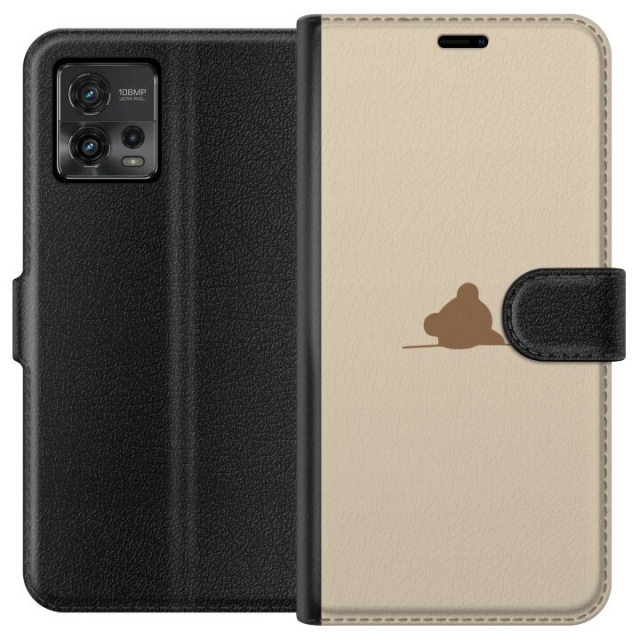 Plånboksfodral till Motorola Moto G72 med Nalle motiv