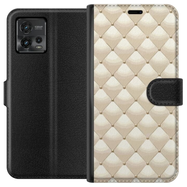 Plånboksfodral till Motorola Moto G72 med Guldglans motiv