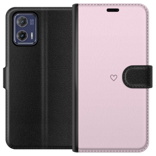 Plånboksfodral till Motorola Moto G73 med Hjärta motiv