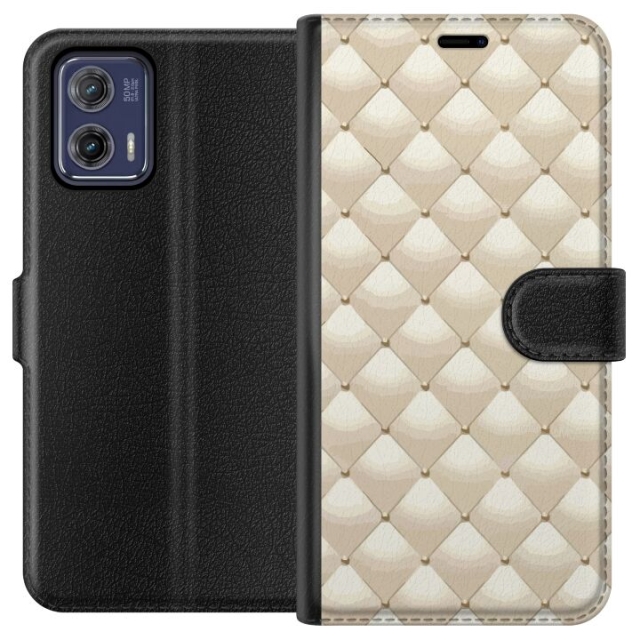 Plånboksfodral till Motorola Moto G73 med Guldglans motiv
