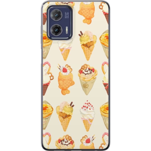 Mobilskal till Motorola Moto G73 med Glassigt motiv