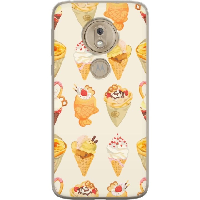 Mobilskal till Motorola Moto G7 Play med Glassigt motiv