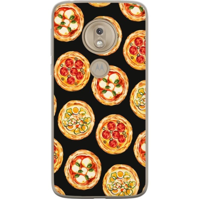 Mobilskal till Motorola Moto G7 Play med Pizza motiv