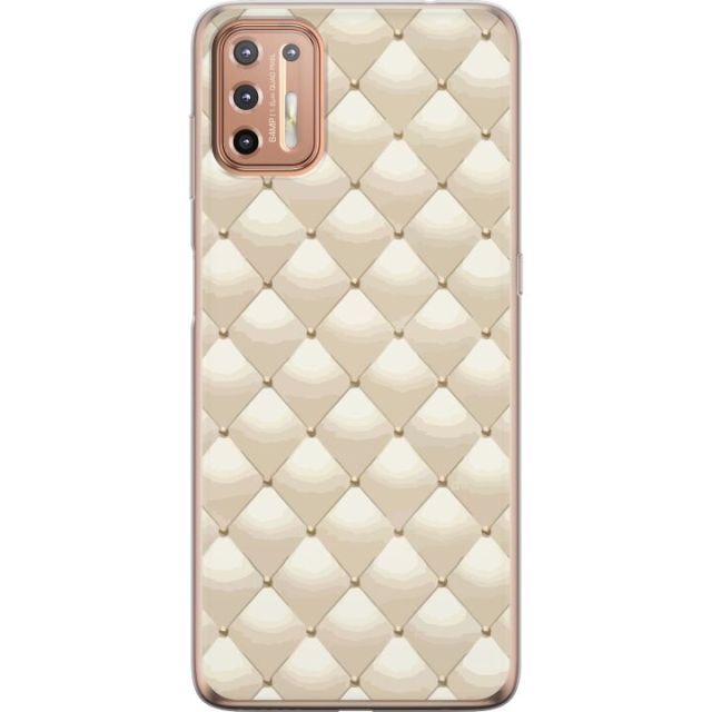 Mobilskal till Motorola Moto G9 Plus med Guldglans motiv
