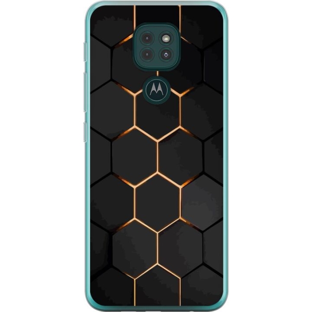 Mobilskal till Motorola Moto G9 Play med Lyxigt Mönster motiv