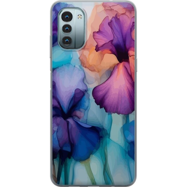 Mobilskal till Nokia G11 med Magiska blommor motiv