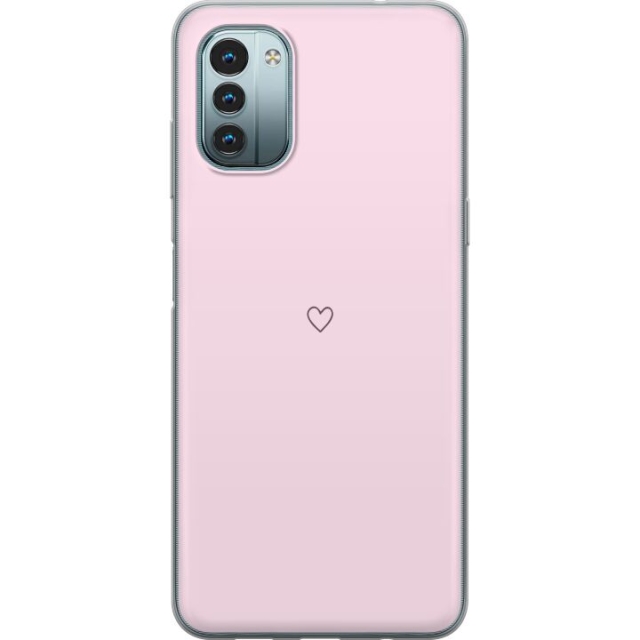 Mobilskal till Nokia G11 med Hjärta motiv