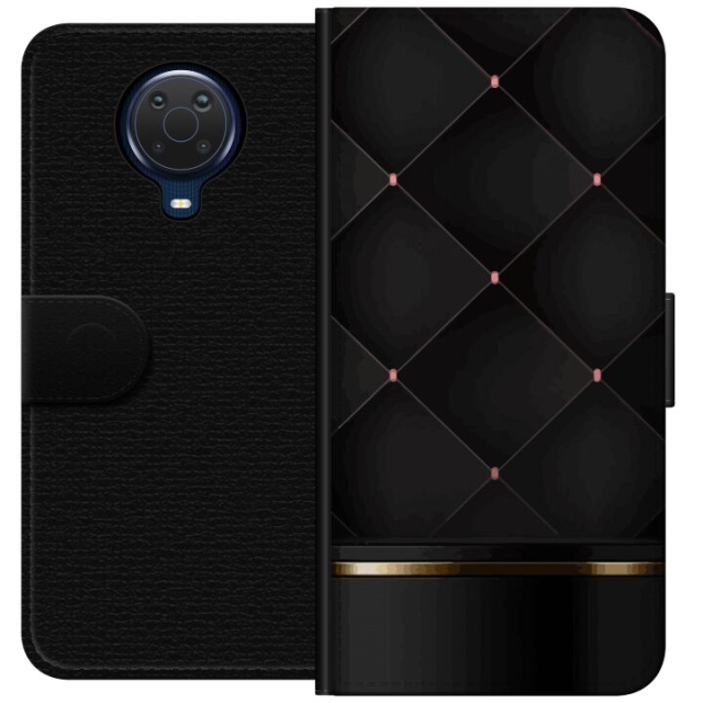 Plånboksfodral till Nokia G20 med Lyxig linje motiv