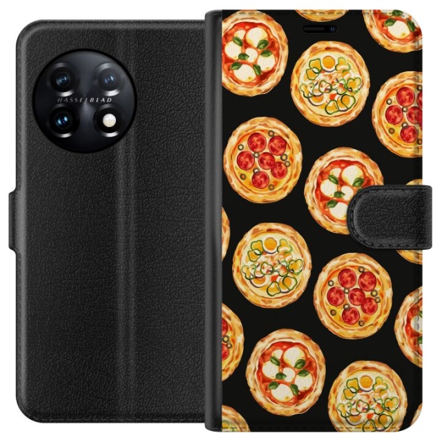 Plånboksfodral till OnePlus 11 med Pizza motiv