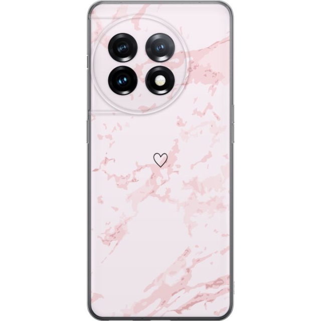 Mobilskal till OnePlus 11R med Rosa Hjärta motiv