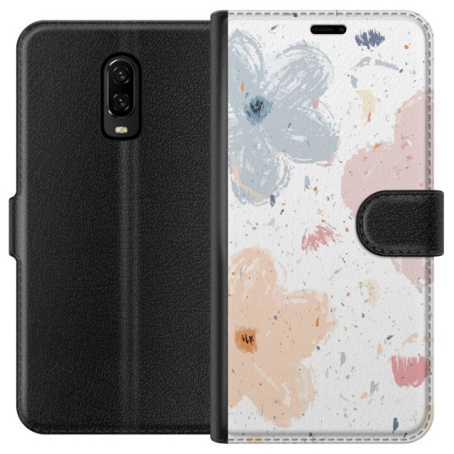 Plånboksfodral till OnePlus 6T med Blommor motiv