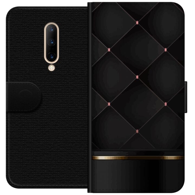 Plånboksfodral till OnePlus 7 Pro med Lyxig linje motiv