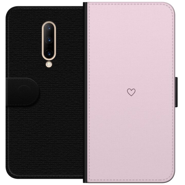 Plånboksfodral till OnePlus 7 Pro med Hjärta motiv