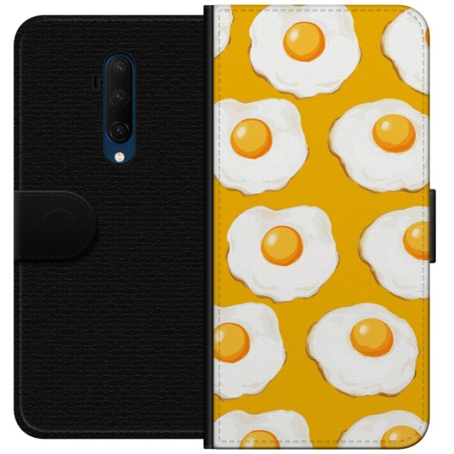 Plånboksfodral till OnePlus 7T Pro med Stekt ägg motiv