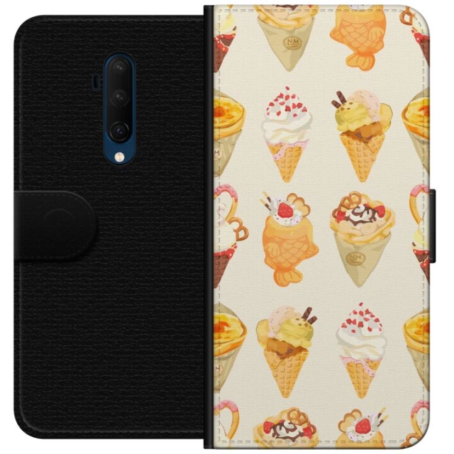 Plånboksfodral till OnePlus 7T Pro med Glassigt motiv